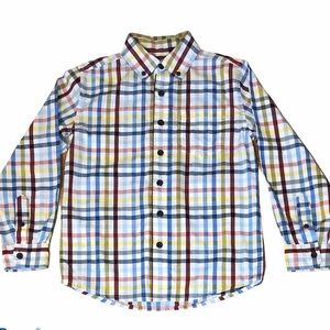 Basic Editions Plaid Long Sleeve Shirt Sz.M